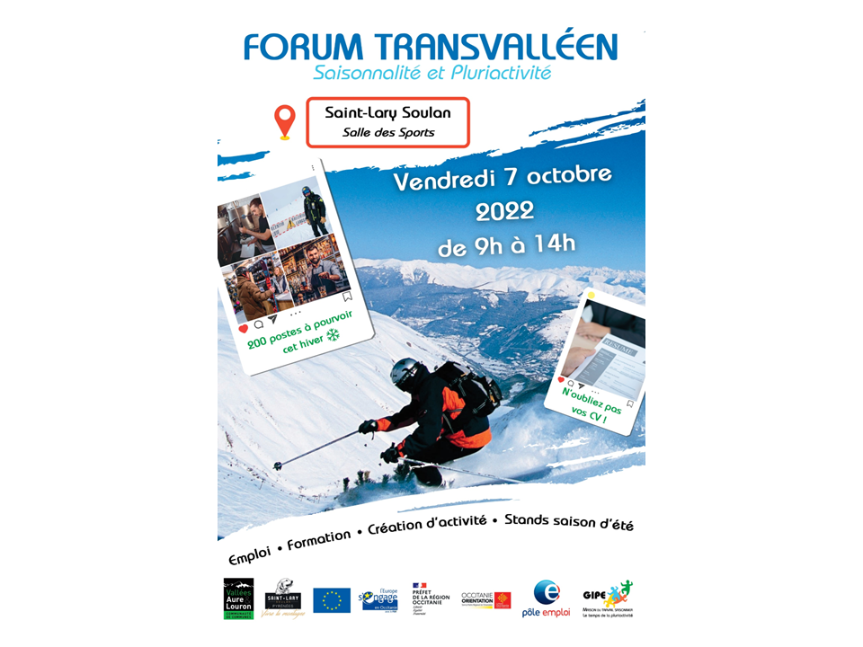 Forum transvalléen 07/10/2022 : Saisonnalité & Pluriactivité